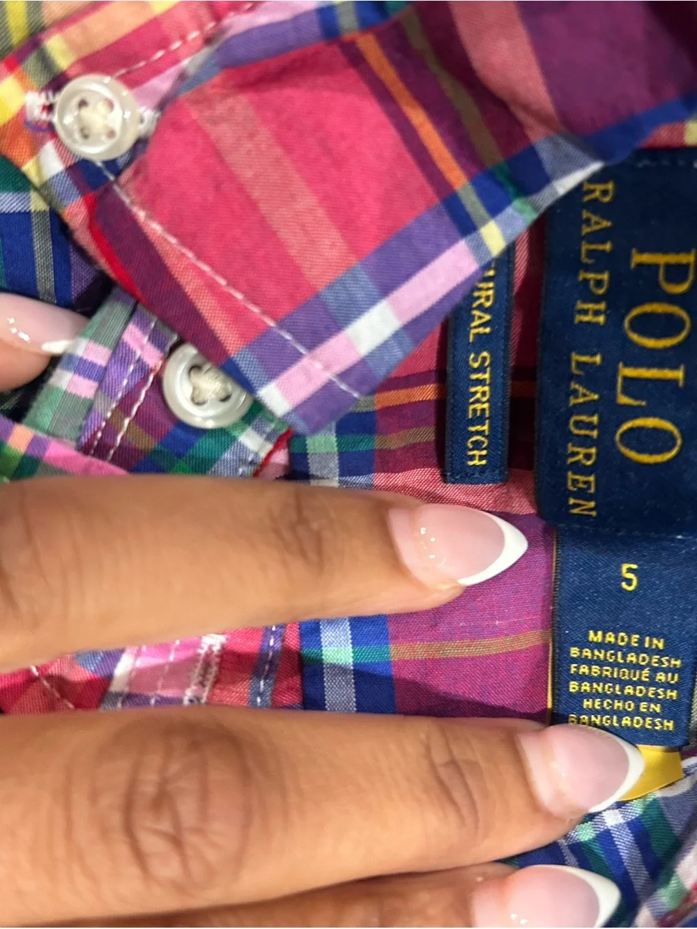 Ralph Lauren Multicolor Plaid Button-Down Shirt